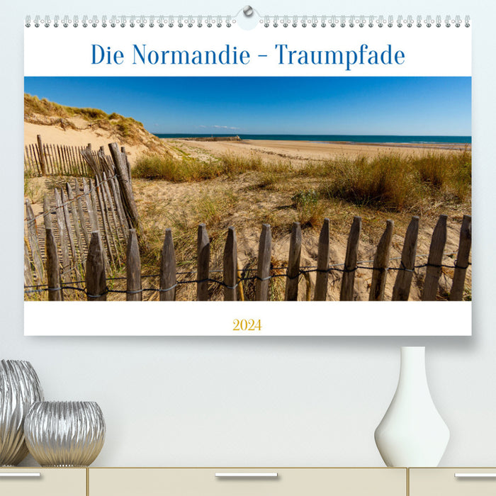 Normandie – Chemins de rêve (Calendrier mural CALVENDO Premium 2024) 