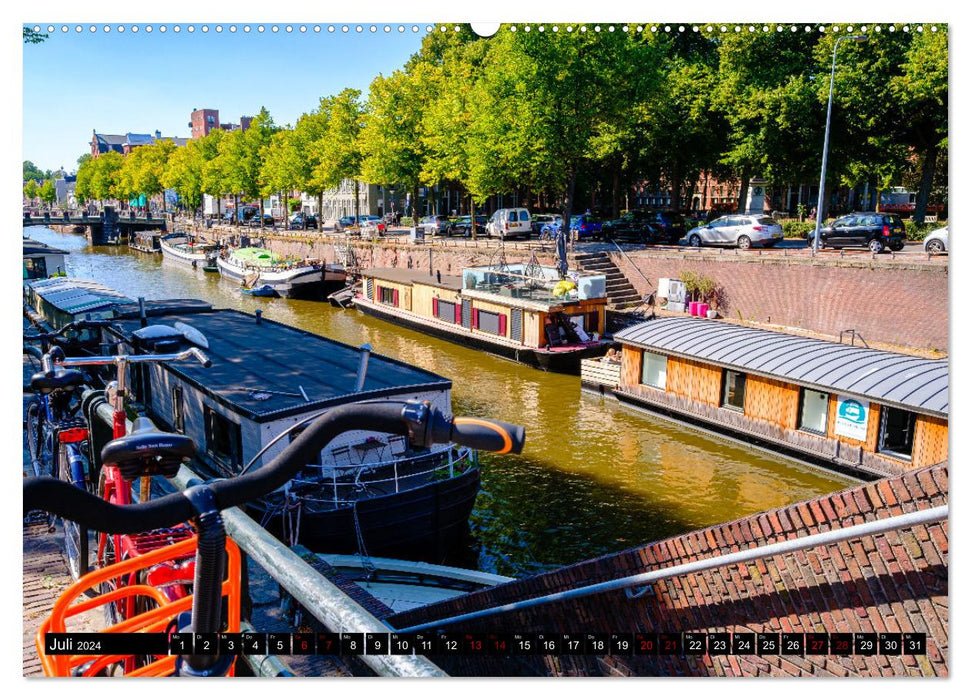 Ein Blick auf Groningen (CALVENDO Premium Wandkalender 2024)