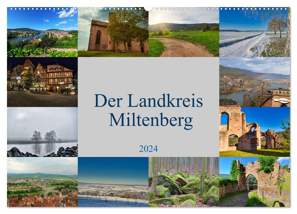 Der Landkreis Miltenberg (CALVENDO Wandkalender 2024)