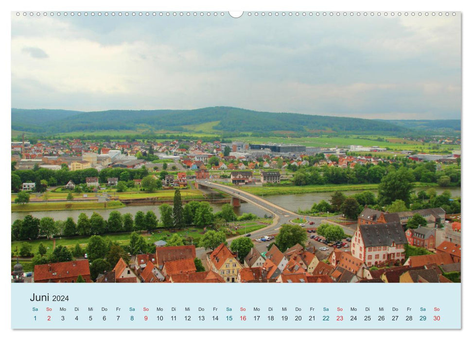 Le quartier de Miltenberg (Calendrier mural CALVENDO 2024) 