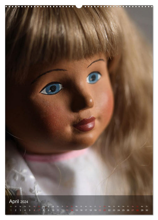 Puppen-Gesichter (CALVENDO Premium Wandkalender 2024)