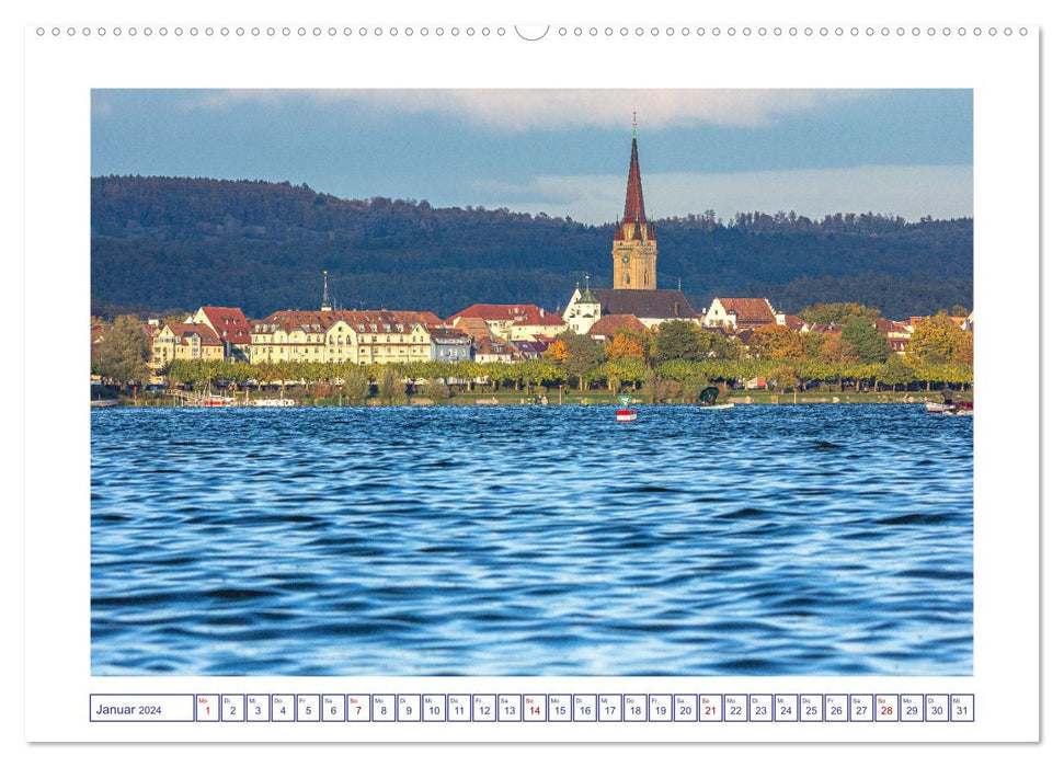 Radolfzell sur le magnifique lac de Constance (calendrier mural CALVENDO 2024) 