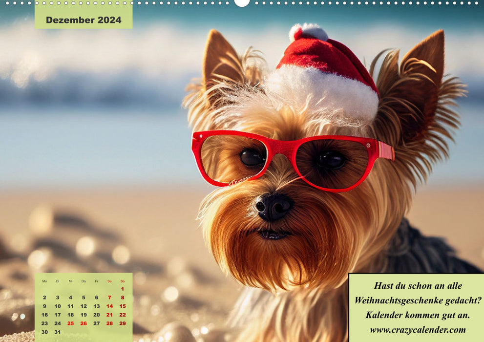 Der humoristische Yorkshire Terrier Kalender (CALVENDO Wandkalender 2024)