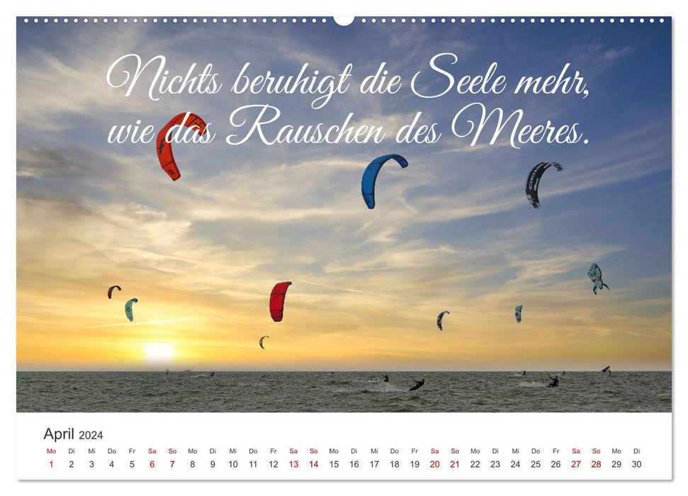 Lass uns ans Meer fahren (CALVENDO Wandkalender 2024)