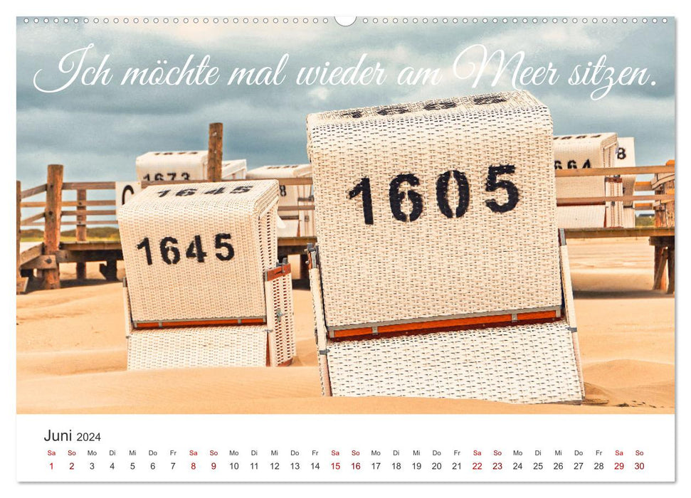 Lass uns ans Meer fahren (CALVENDO Wandkalender 2024)