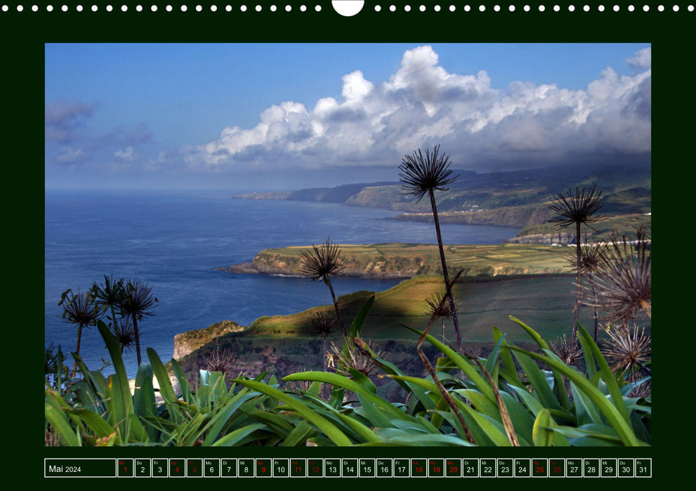 Sao Miguel - Perle der Azoren (CALVENDO Wandkalender 2024)