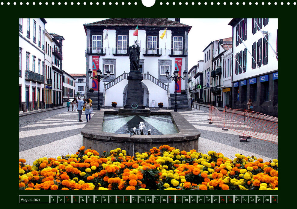 Sao Miguel - Perle der Azoren (CALVENDO Wandkalender 2024)