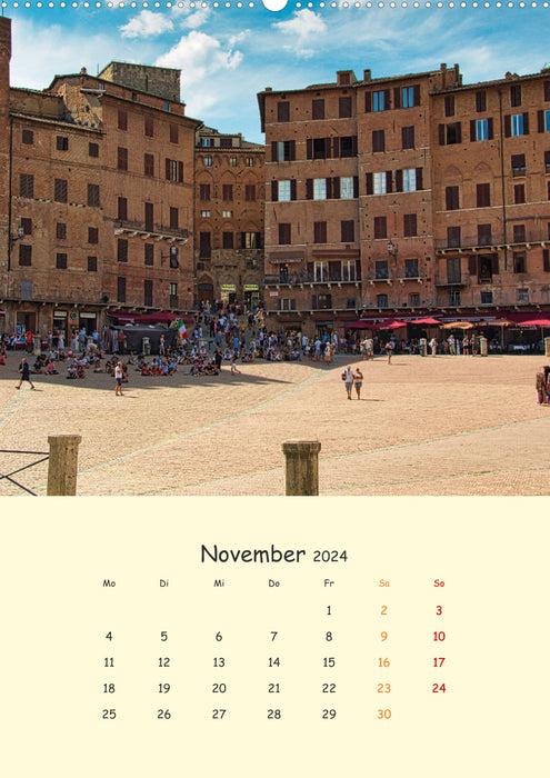 Siena - Impressionen (CALVENDO Wandkalender 2024)