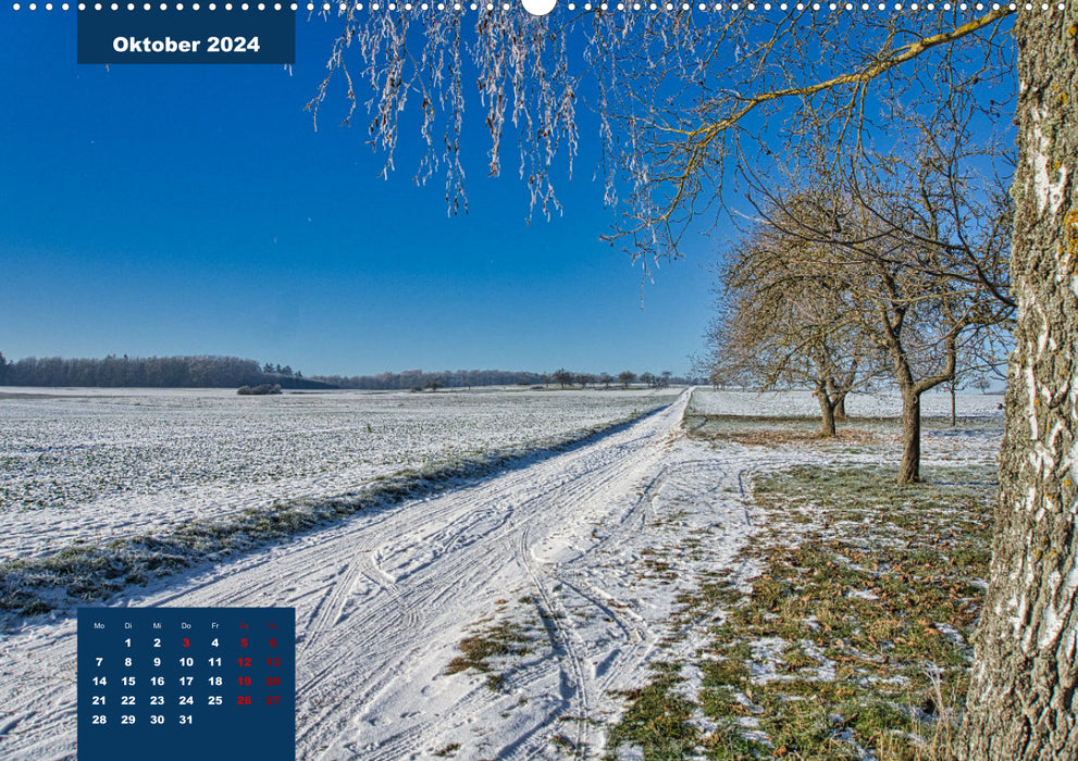 Winterstimmungen in Deutschland (CALVENDO Wandkalender 2024)