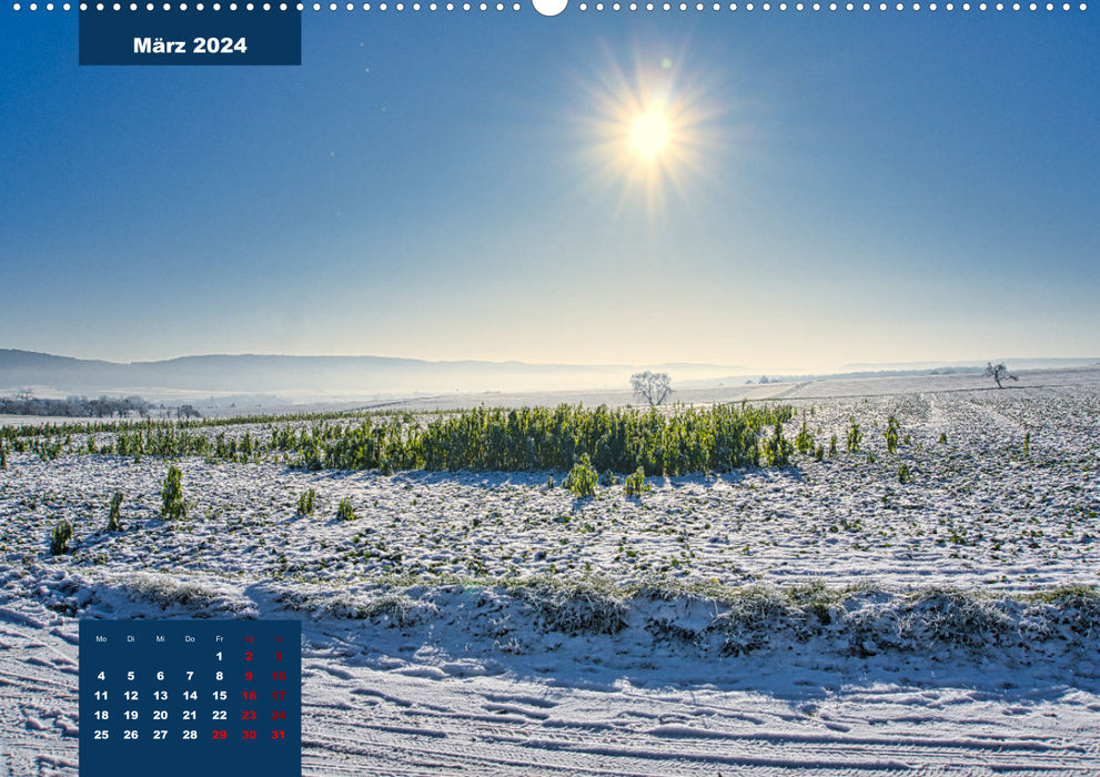 Winterstimmungen in Deutschland (CALVENDO Wandkalender 2024)