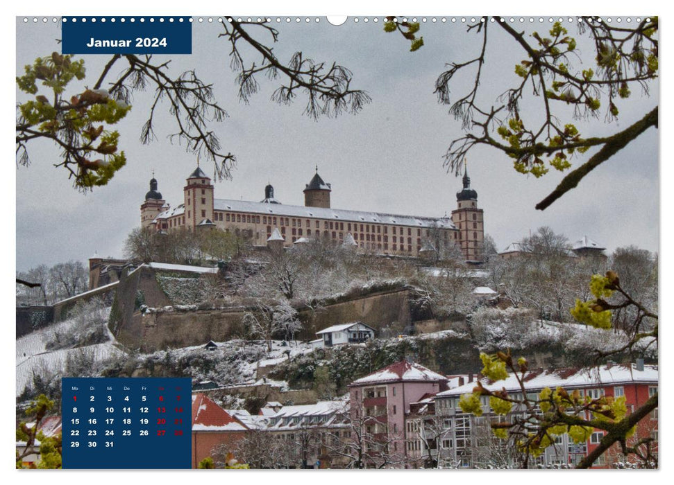 Winterstimmungen in Deutschland (CALVENDO Premium Wandkalender 2024)