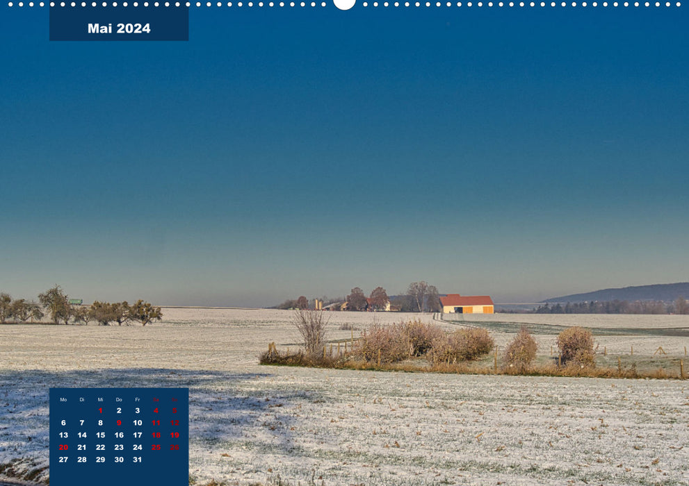Winterstimmungen in Deutschland (CALVENDO Premium Wandkalender 2024)