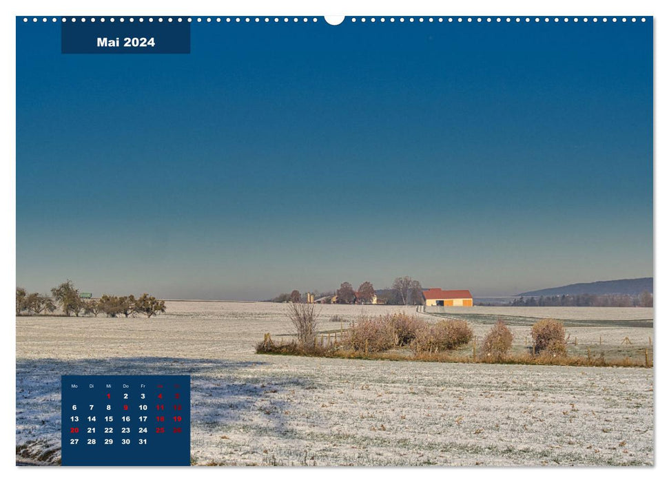 Winter moods in Germany (CALVENDO Premium Wall Calendar 2024) 