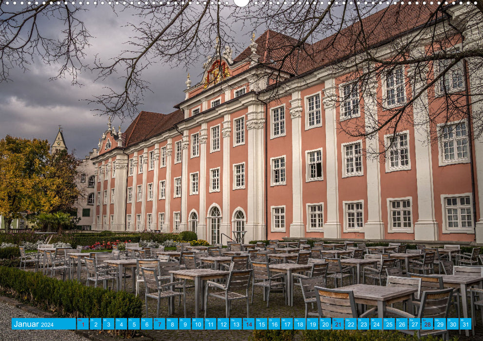 Meersburg - pittoreske Kleinstadt am Bodensee (CALVENDO Wandkalender 2024)