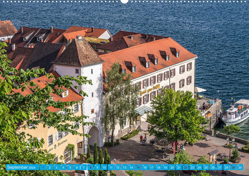 Meersburg - pittoreske Kleinstadt am Bodensee (CALVENDO Wandkalender 2024)
