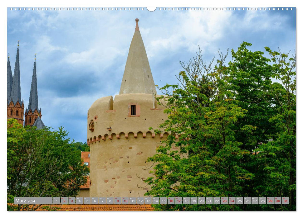 A look at Gelnhausen (CALVENDO Premium Wall Calendar 2024) 