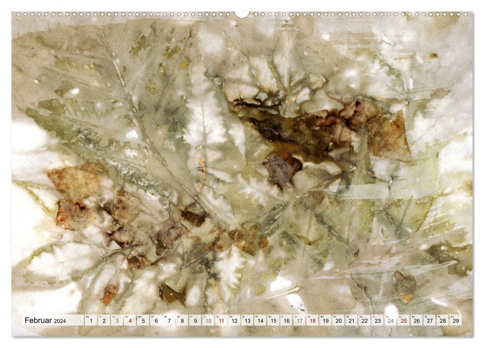 Impression Botanique - Impressions végétales magiques (Calendrier mural CALVENDO 2024) 