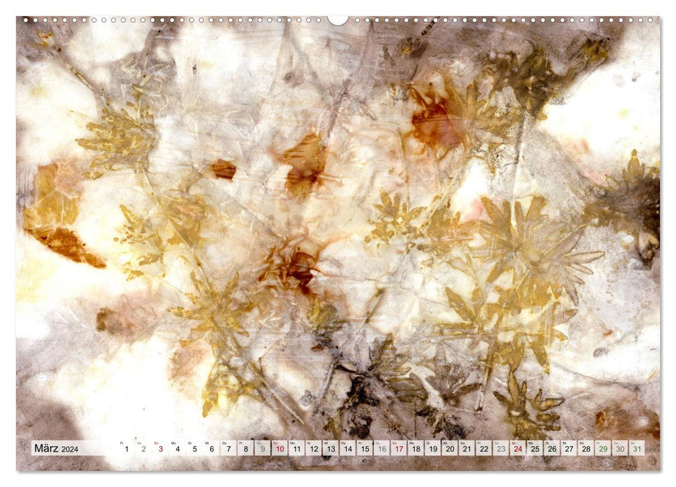 Impression Botanique - Impressions végétales magiques (Calendrier mural CALVENDO 2024) 