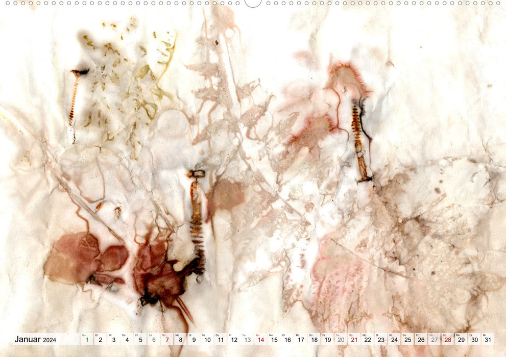 Botanical Printing - Magische Pflanzendrucke (CALVENDO Premium Wandkalender 2024)