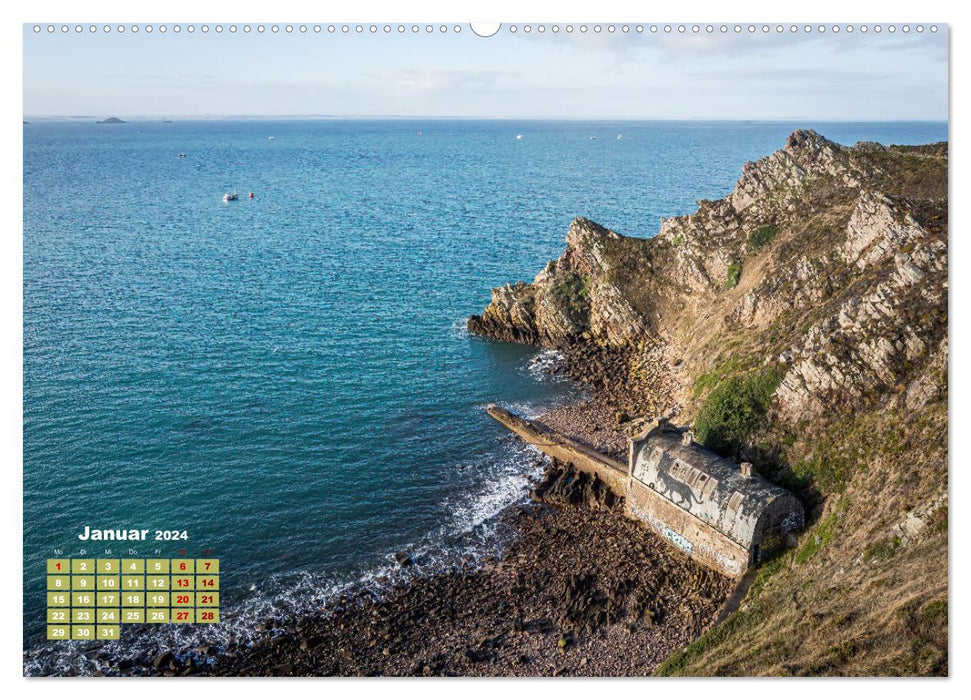 Bretagne Nord La Côte de Penthièvre (Calendrier mural CALVENDO 2024) 