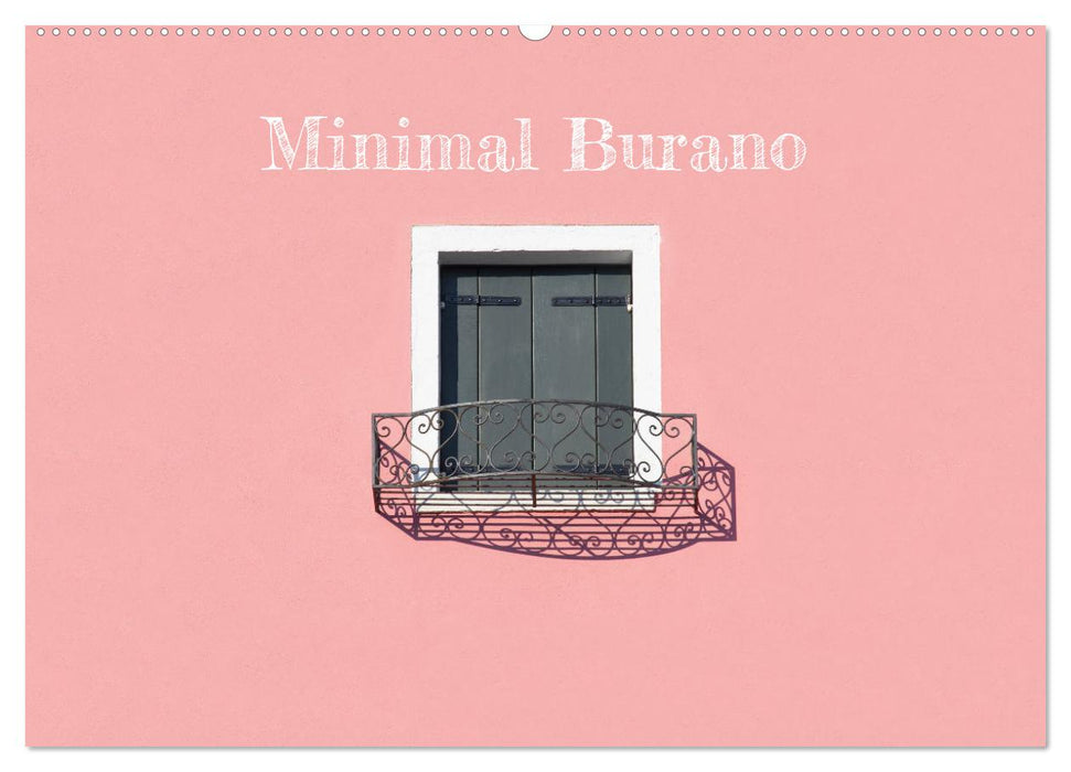 Minimal Burano (CALVENDO Wandkalender 2024)