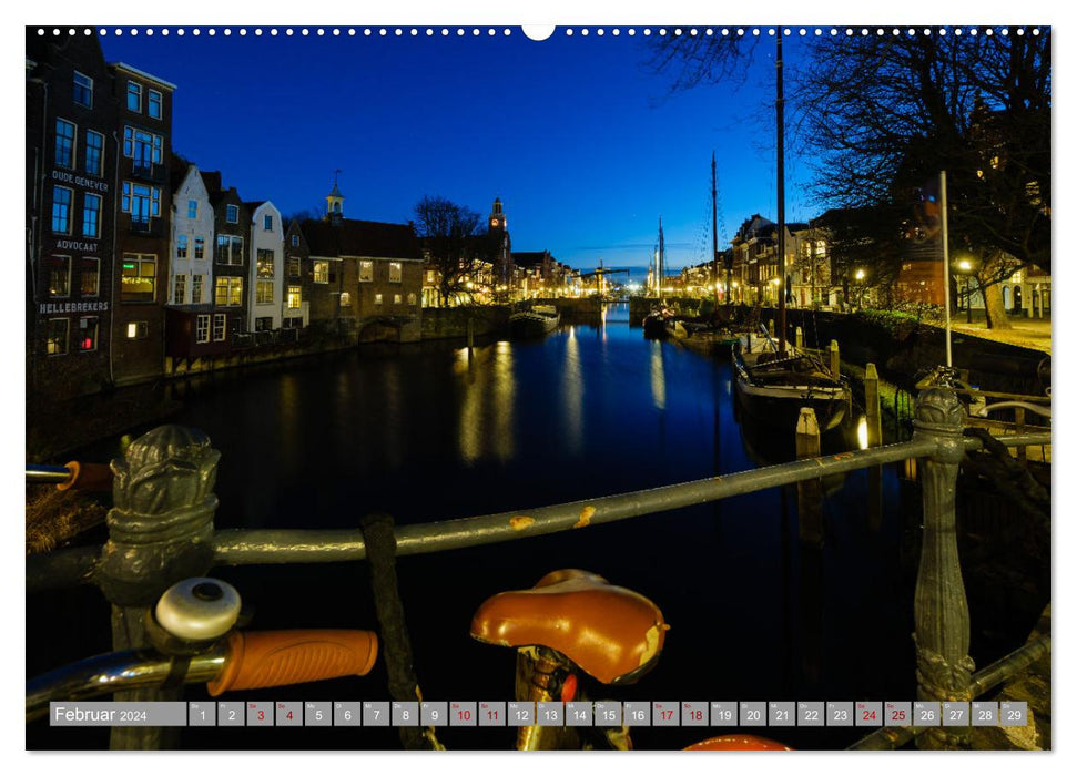 A look at Delfshaven (CALVENDO wall calendar 2024) 