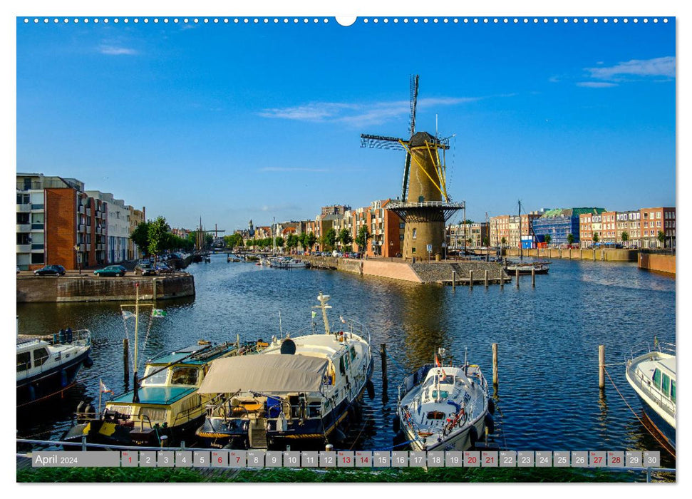 Ein Blick auf Delfshaven (CALVENDO Wandkalender 2024)