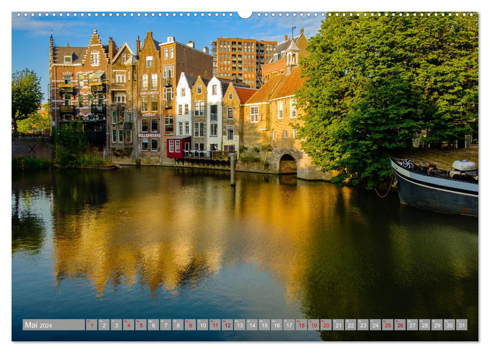 A look at Delfshaven (CALVENDO wall calendar 2024) 