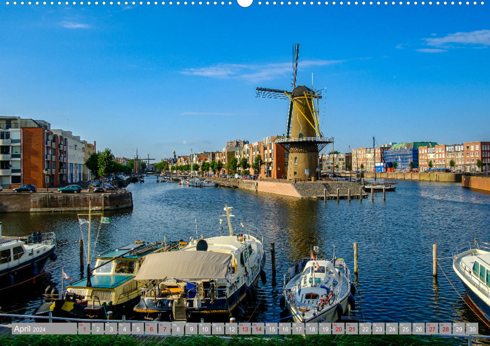 Ein Blick auf Delfshaven (CALVENDO Premium Wandkalender 2024)