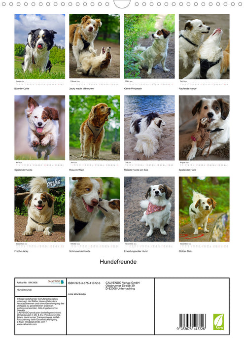 Dog lovers (CALVENDO wall calendar 2024) 
