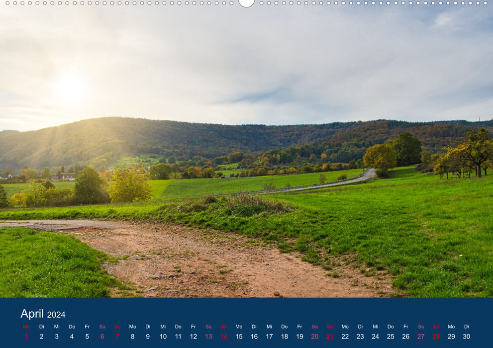 Deutsche Landschaften - eine Reise durch die Jahreszeiten (CALVENDO Wandkalender 2024)