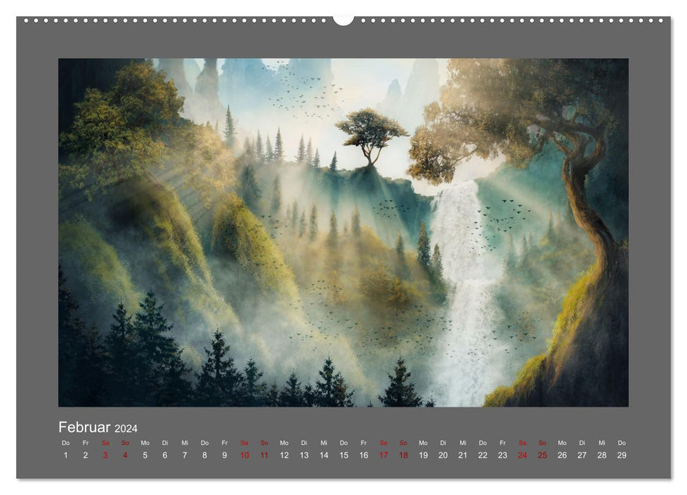 Secrets of the ancient forest (CALVENDO Premium Wall Calendar 2024) 