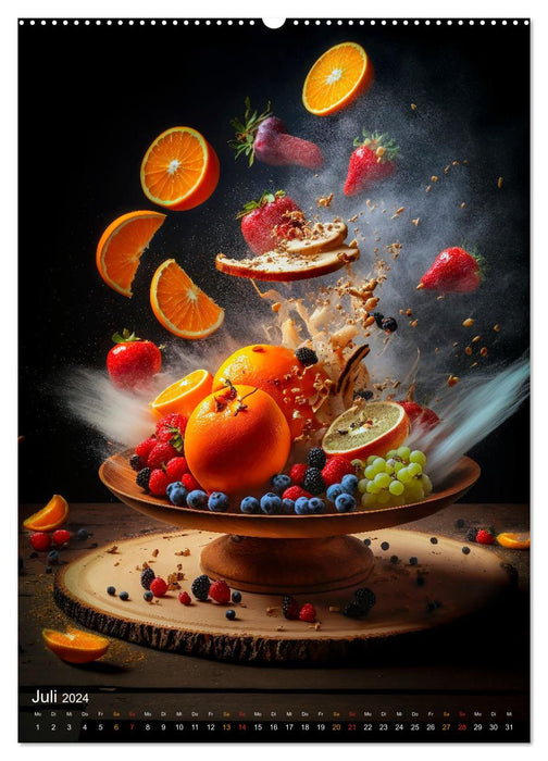 Desserts - Des gourmandises sucrées à fondre (Calendrier mural CALVENDO Premium 2024) 