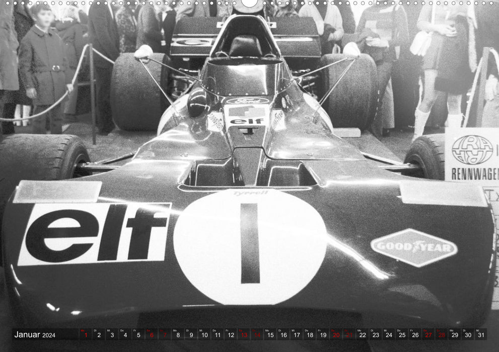 Formel, Rennen, Boxengasse  1971-´83 (CALVENDO Wandkalender 2024)