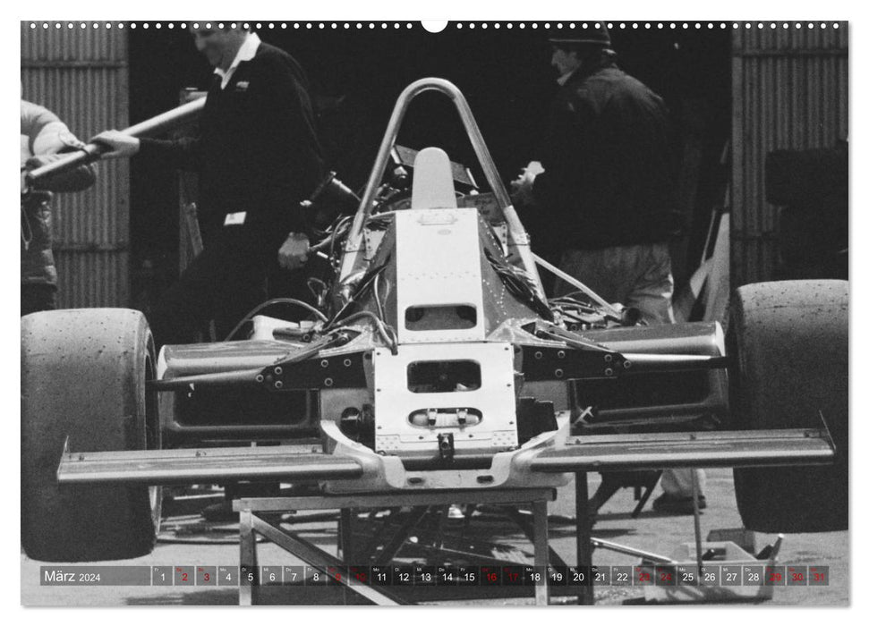 Formel, Rennen, Boxengasse 1971-´83 (CALVENDO Wandkalender 2024)
