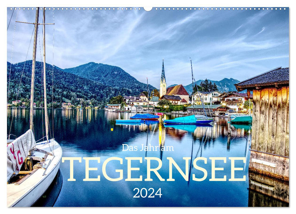 L'année à Tegernsee (calendrier mural CALVENDO 2024) 