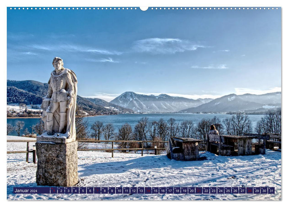 Das Jahr am Tegernsee (CALVENDO Wandkalender 2024)