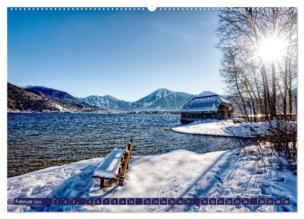 Das Jahr am Tegernsee (CALVENDO Premium Wandkalender 2024)