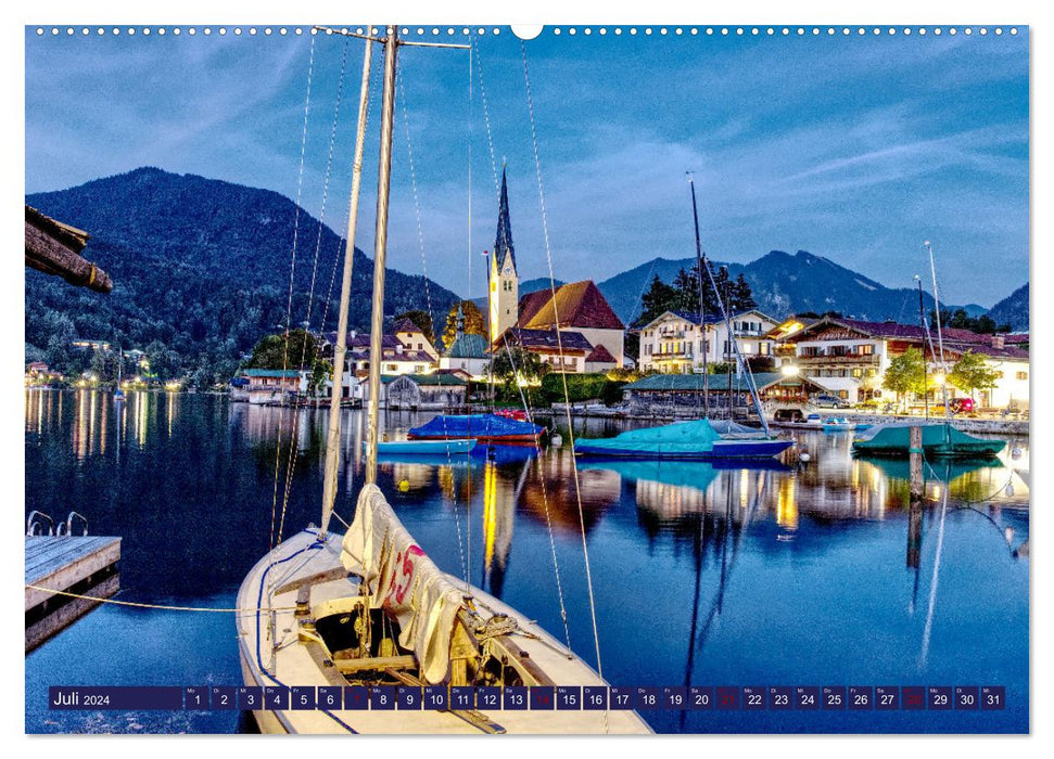 Das Jahr am Tegernsee (CALVENDO Premium Wandkalender 2024)