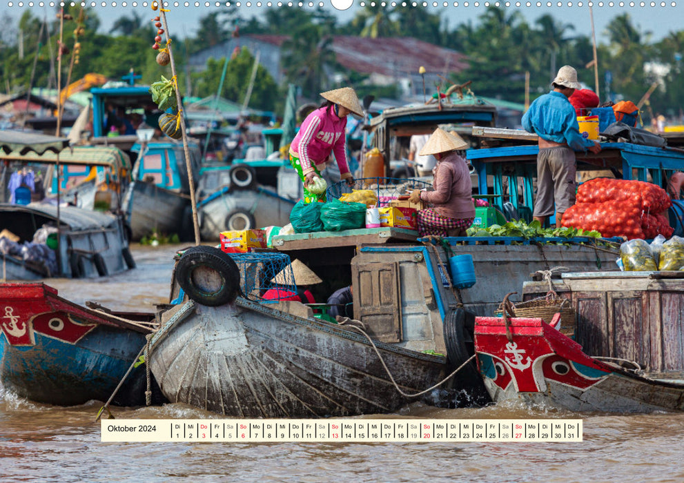 Vietnam - eine wunderbare Reise (CALVENDO Premium Wandkalender 2024)