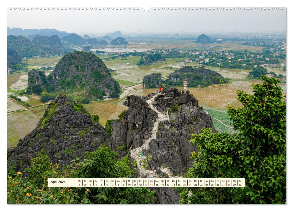 Vietnam - eine wunderbare Reise (CALVENDO Premium Wandkalender 2024)