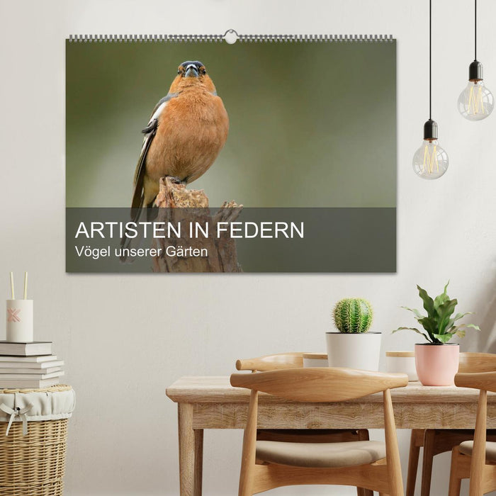 Artisten in Federn - Vögel unserer Gärten (CALVENDO Wandkalender 2024)