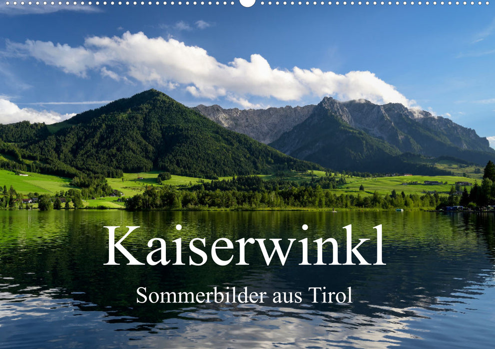 Kaiserwinkl - Sommerbilder aus Tirol (CALVENDO Wandkalender 2024)