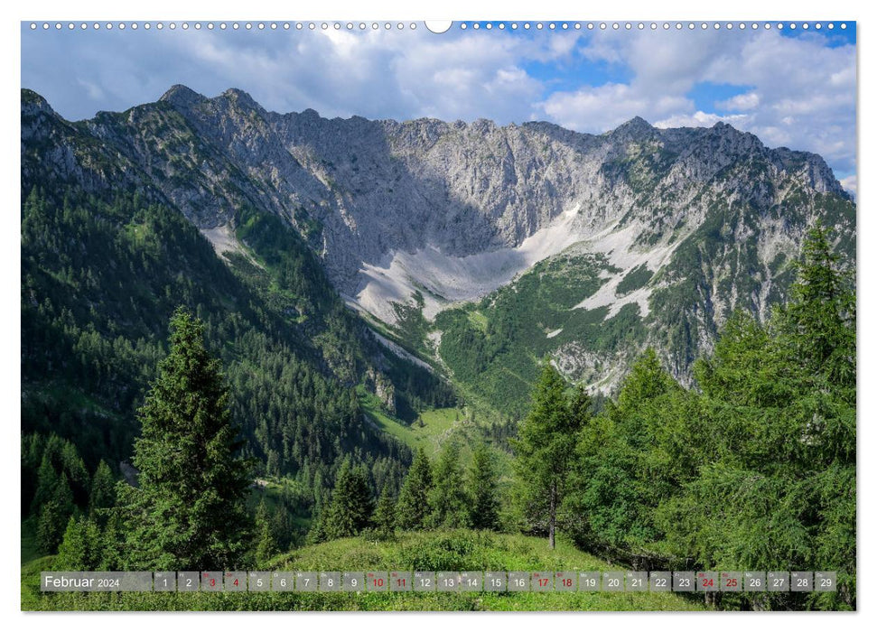 Kaiserwinkl - Summer pictures from Tyrol (CALVENDO Premium Wall Calendar 2024) 