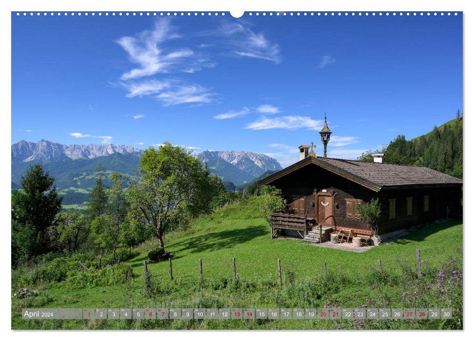 Kaiserwinkl - Summer pictures from Tyrol (CALVENDO Premium Wall Calendar 2024) 