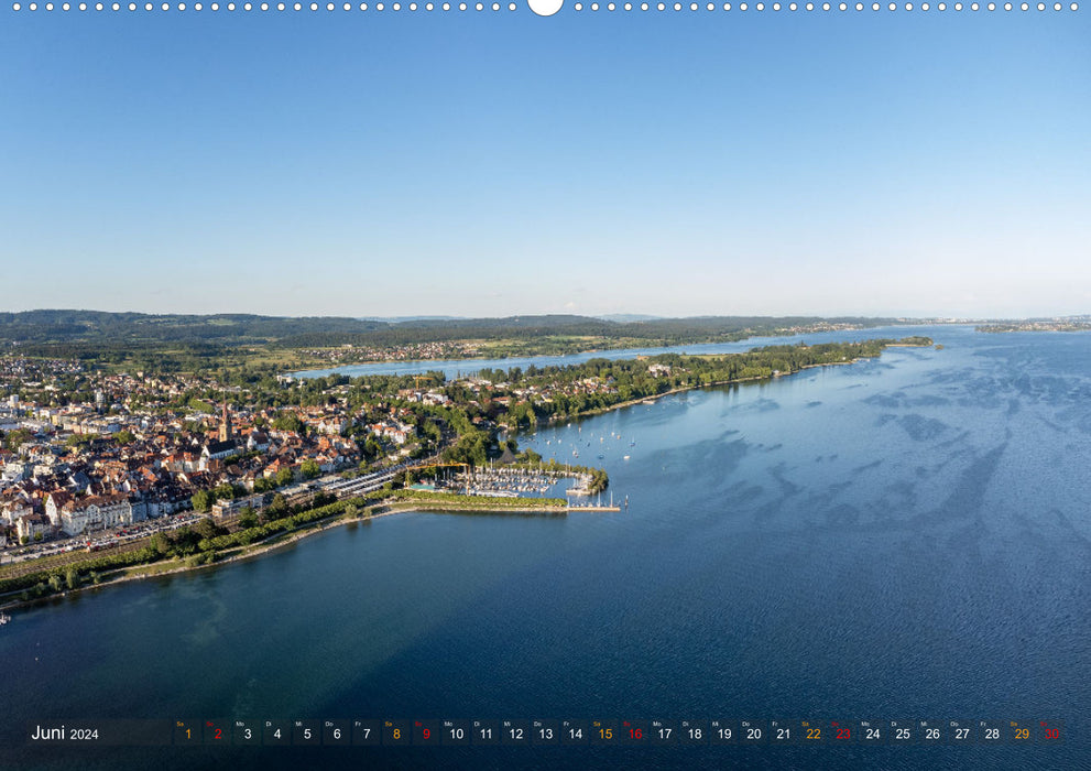 Die Halbinsel Mettnau - Erholungsort im Bodensee (CALVENDO Wandkalender 2024)