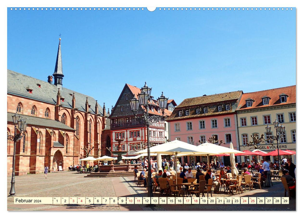 Neustadt an der Weinstaße - half-timbered buildings, wine and cozy streets (CALVENDO Premium Wall Calendar 2024) 