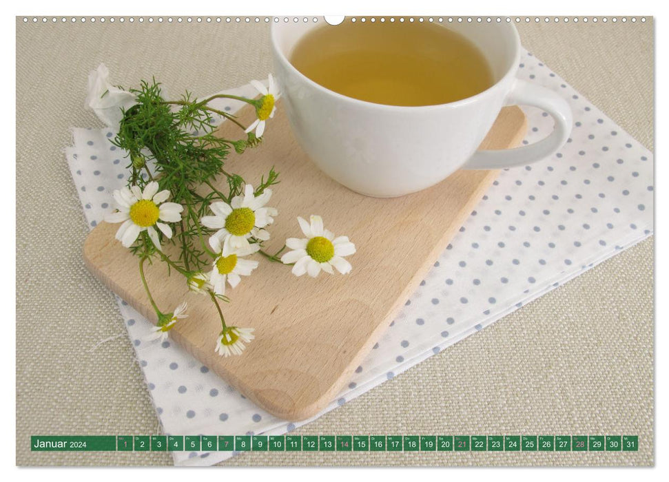 My flower tea (CALVENDO Premium wall calendar 2024) 
