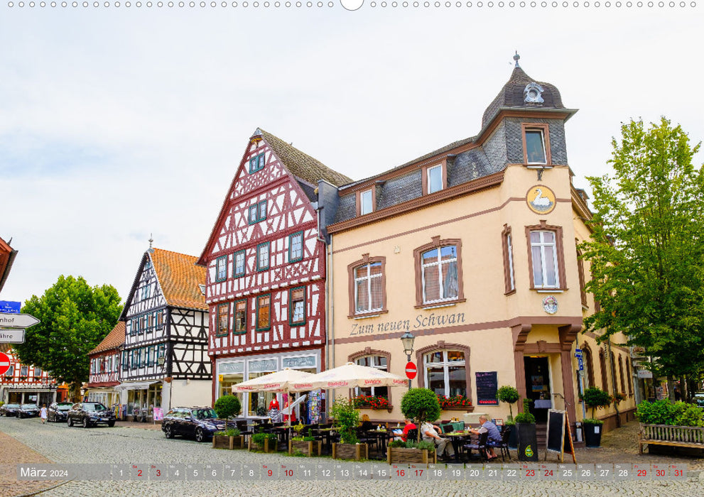 Ein Blick auf Seligenstadt (CALVENDO Wandkalender 2024)