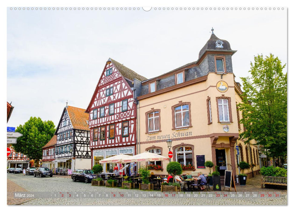 Ein Blick auf Seligenstadt (CALVENDO Wandkalender 2024)